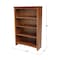 International Concepts Shaker Bookcase, 48"H, Espresso SH581-3224A - alternate 6